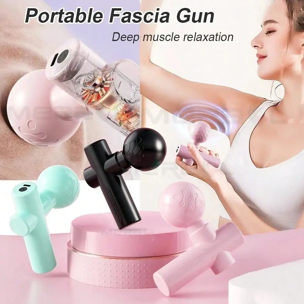 Vibraslap Percussion - 2026 Mini Massage Gun Fascia Machine