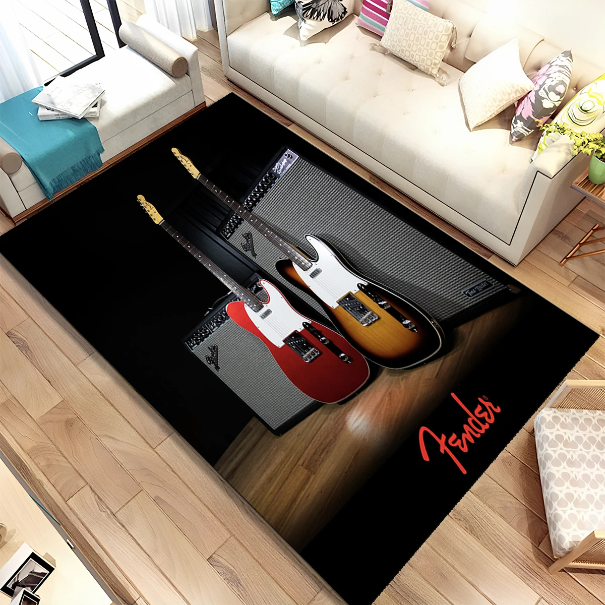 Musical Instrument Online - 3D Fender Guitar Bass Instrument Music