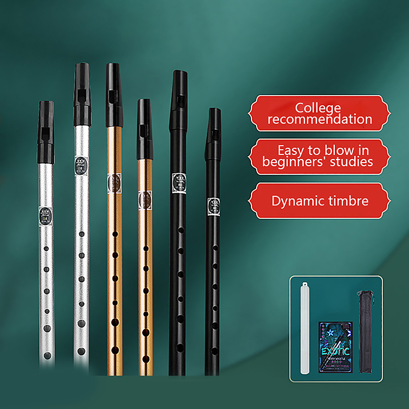 Penny Whistle D - 1Pc 6 Hole Flute C/D Key