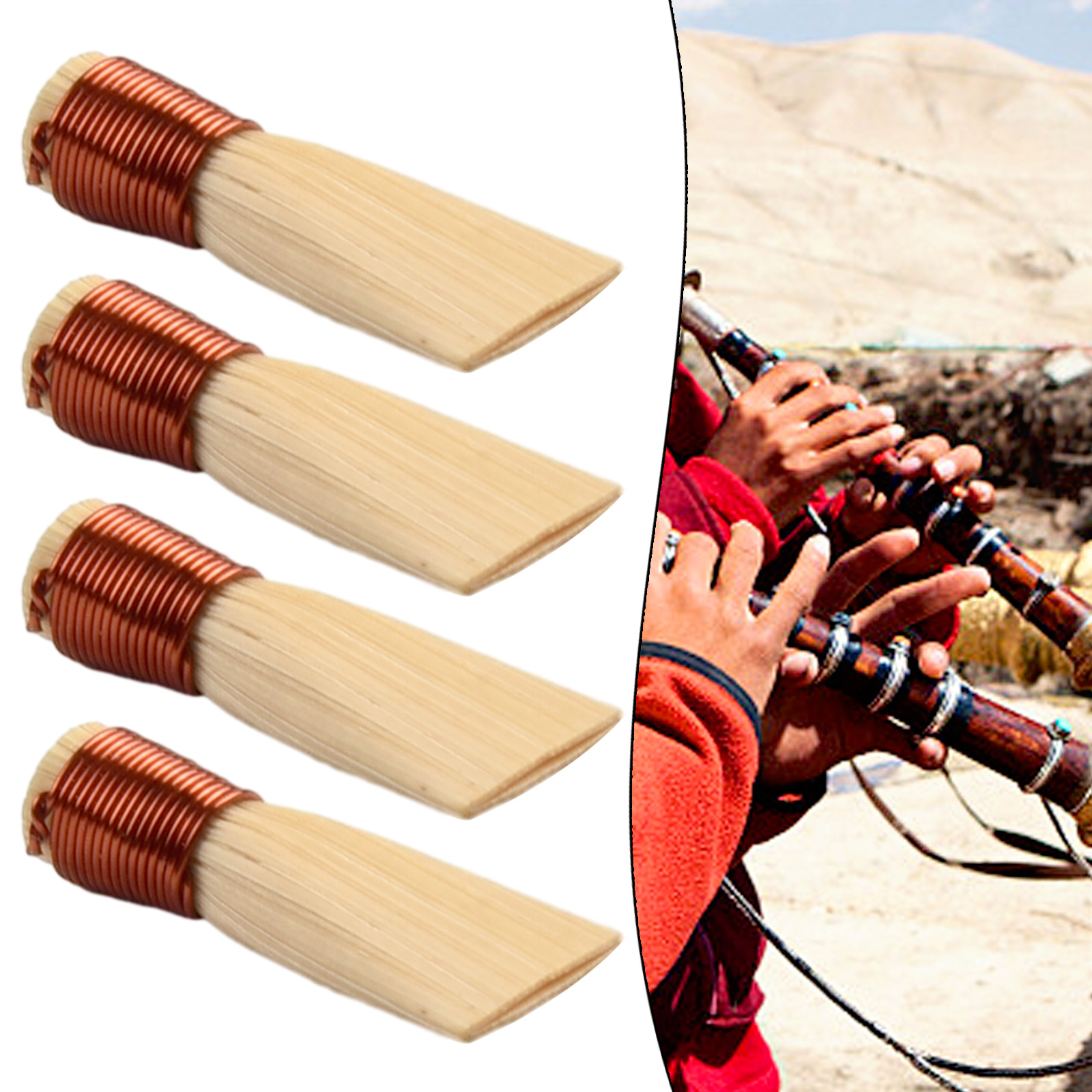 Set of 4 Suona Reed Whistles M - огляд і ціна Musical Instrument Reed