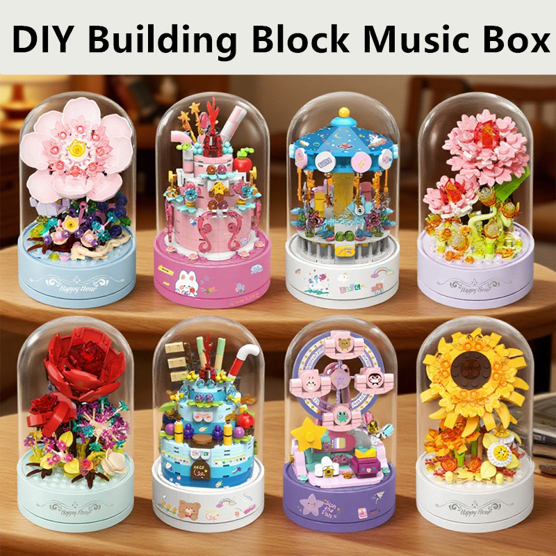 Building Block Music Box Flowe - огляд і ціна Musical Instrument Park