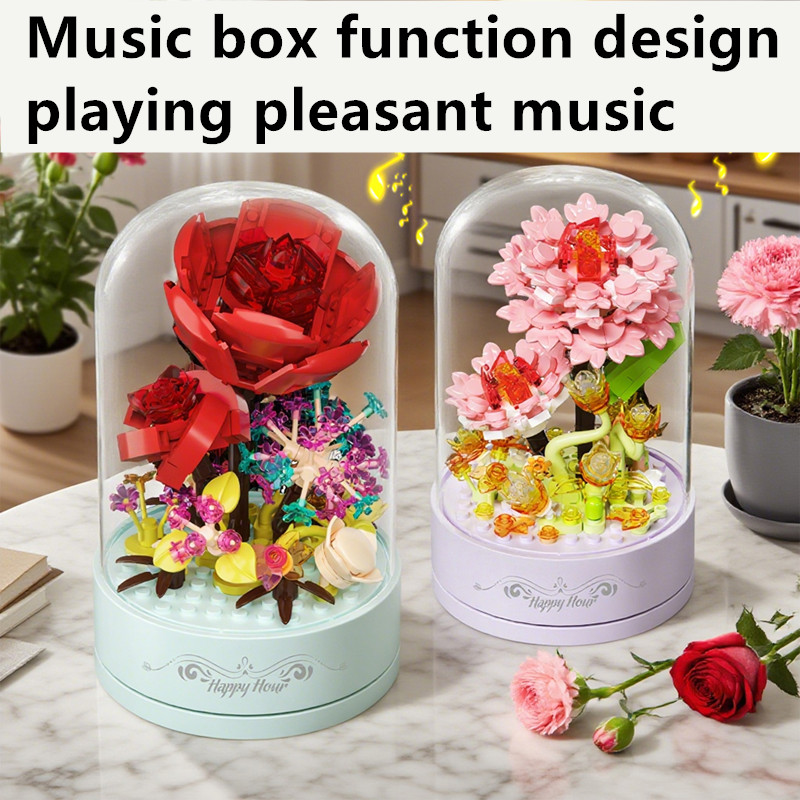 Building Block Music Box Flowe - огляд і ціна Musical Instrument Park