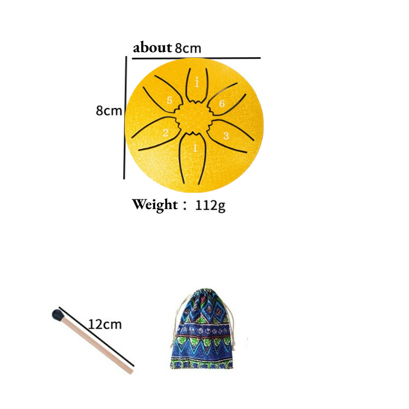 Steel Tongue Drum Portable Rai - огляд і ціна Tongue Drum Steel