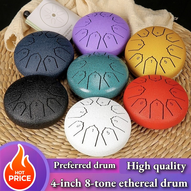 Mini Steel Tongue Drum 4 Inch  - огляд і ціна Musical Instrument Family