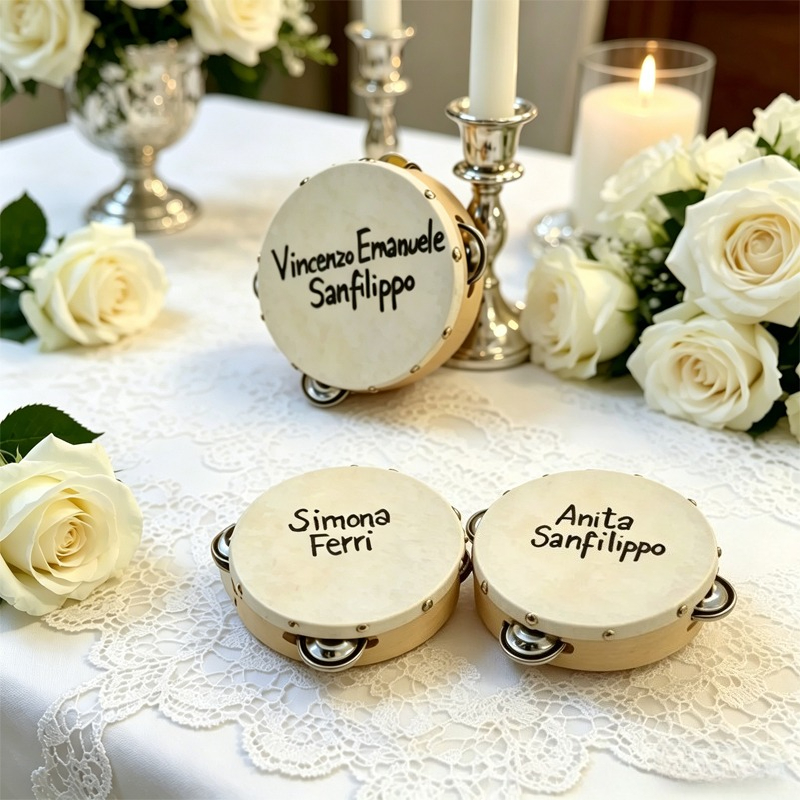 3/5PCS ﻿ Wedding Tambourine Dr - огляд і ціна Musical Instrument With Names