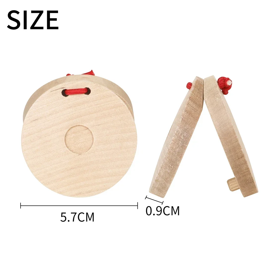 IRIN Orff Castanets Wooden Per - огляд і ціна Musical Instrument Clapper