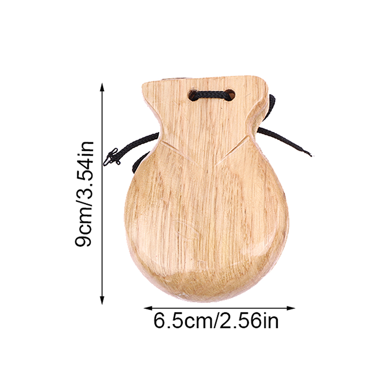 2Pcs Wooden Spanish Castanets  - огляд і ціна Musical Instrument Clapper
