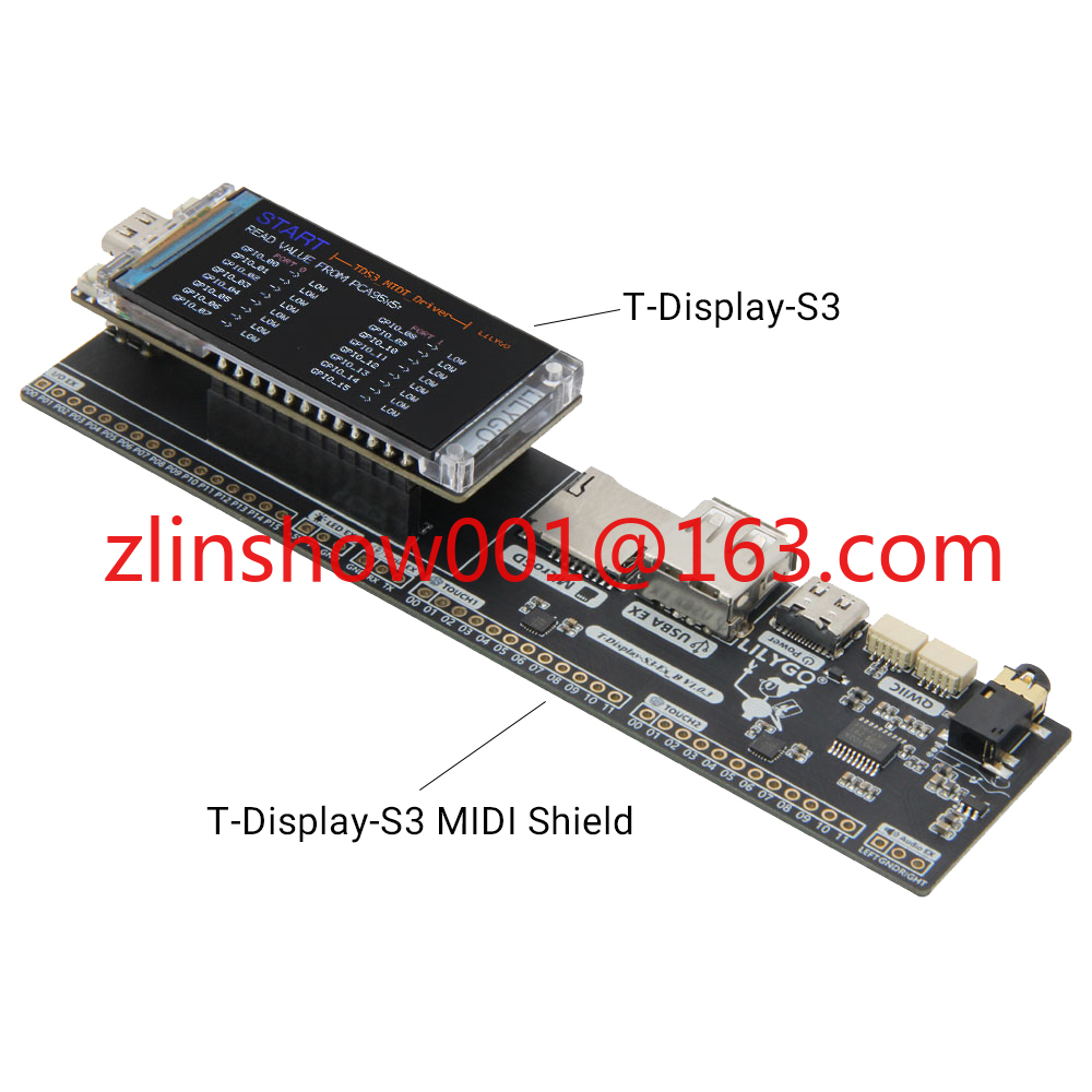 T-Display-S3 MIDI Shield Devel - огляд і ціна Musical Instrument Digital Interface