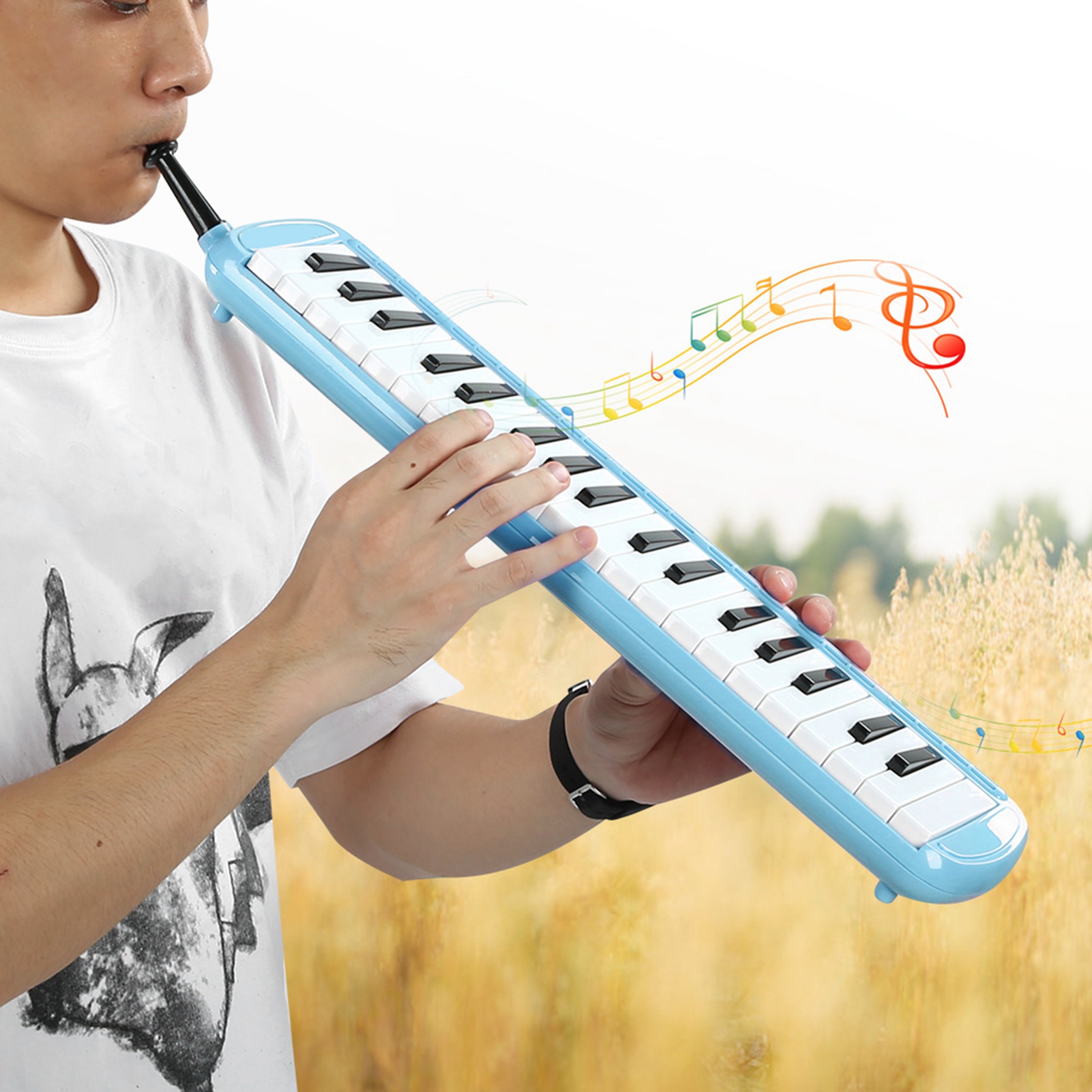 Melodica 37 Key Wind Musical I - огляд і ціна Musical Instrument Reed