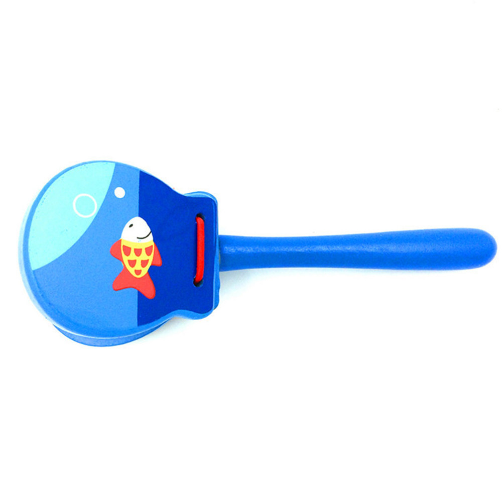 3Pcs Wooden Cartoon Castanets  - огляд і ціна Musical Instrument Clapper