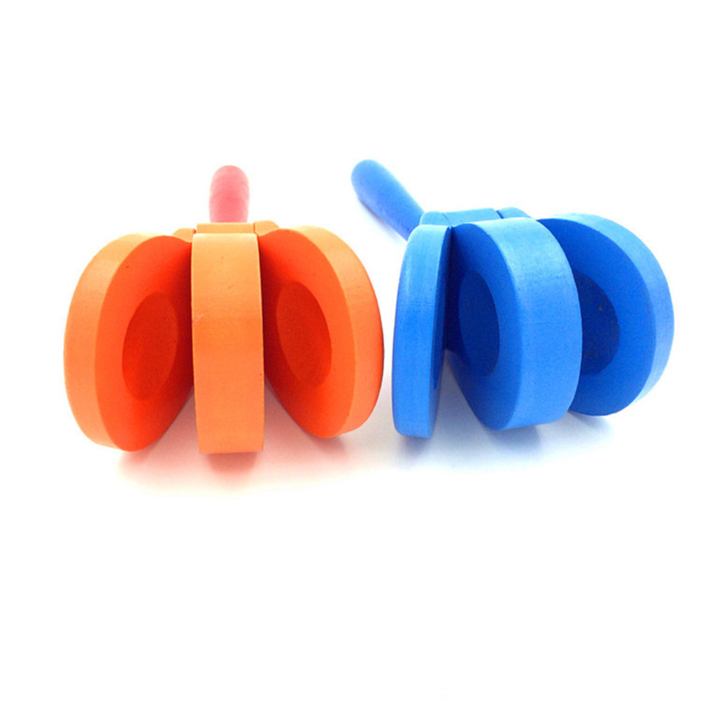 3Pcs Wooden Cartoon Castanets  - огляд і ціна Musical Instrument Clapper