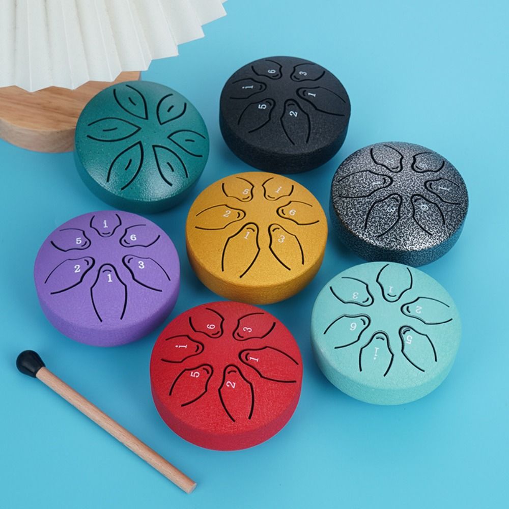 6-Tone Steel Tongue Drum Set M - огляд і ціна Tongue Drum Steel