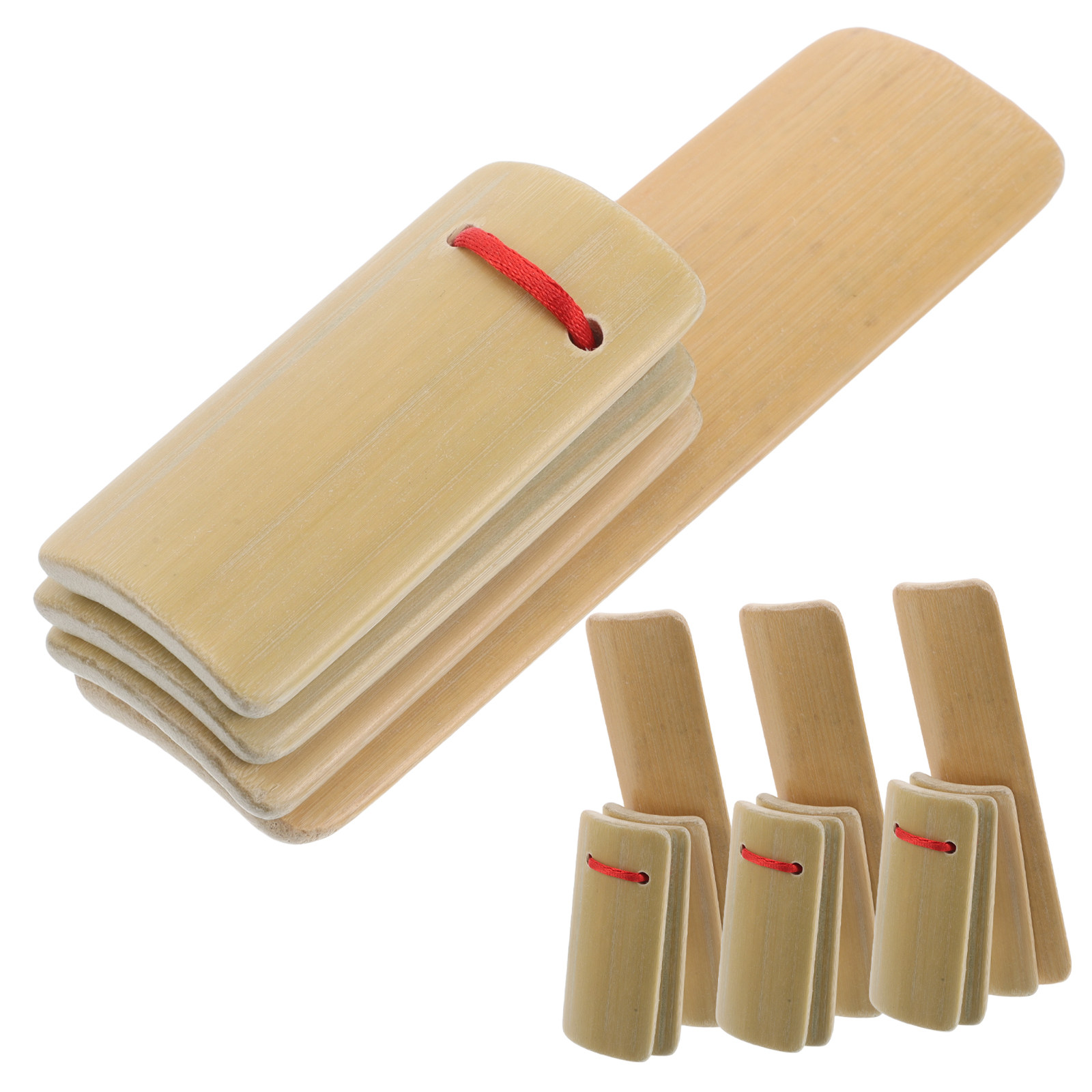 4Pcs Bamboo Clappers Kids Kuai - огляд і ціна Musical Instrument Clapper