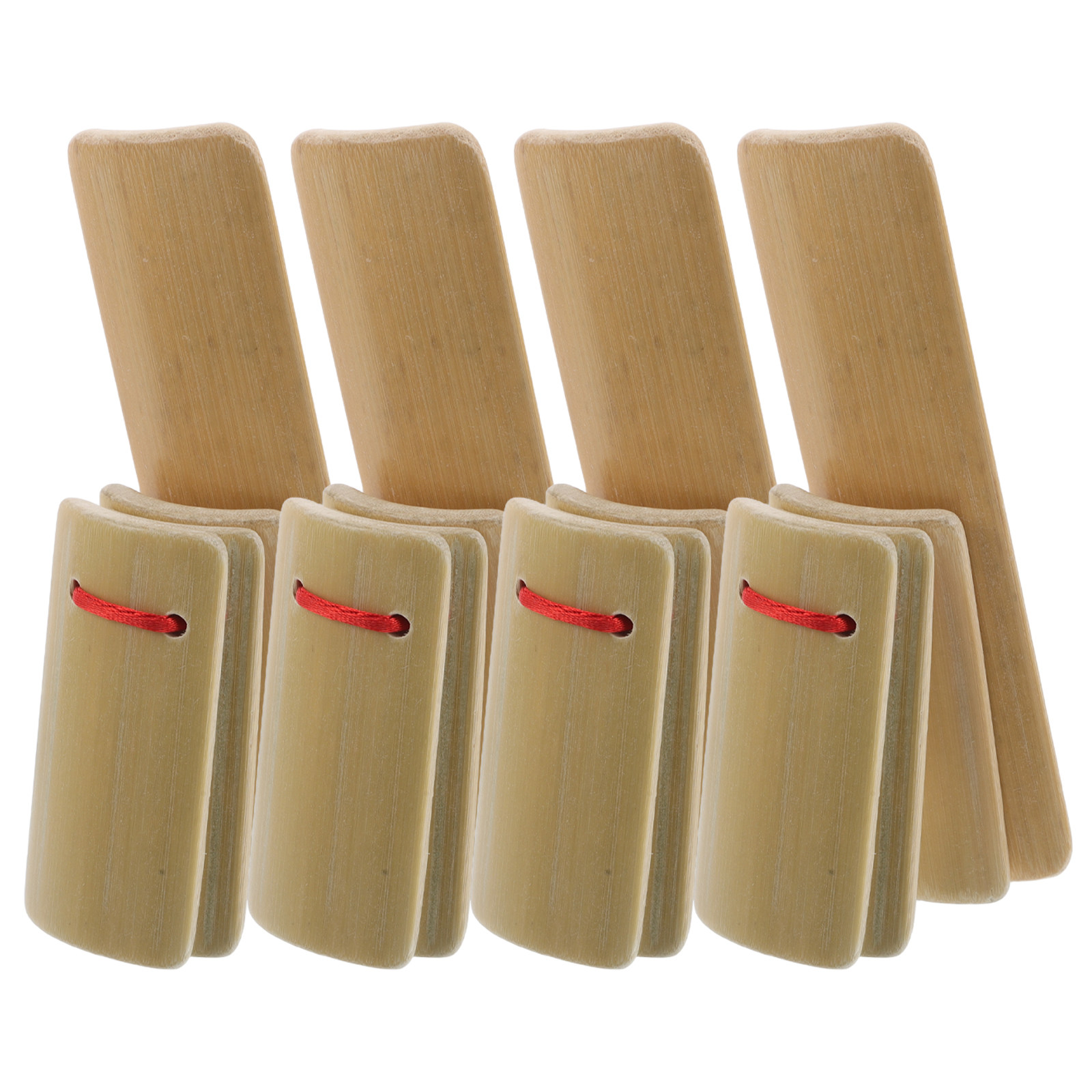 4Pcs Bamboo Clappers Kids Kuai - огляд і ціна Musical Instrument Clapper
