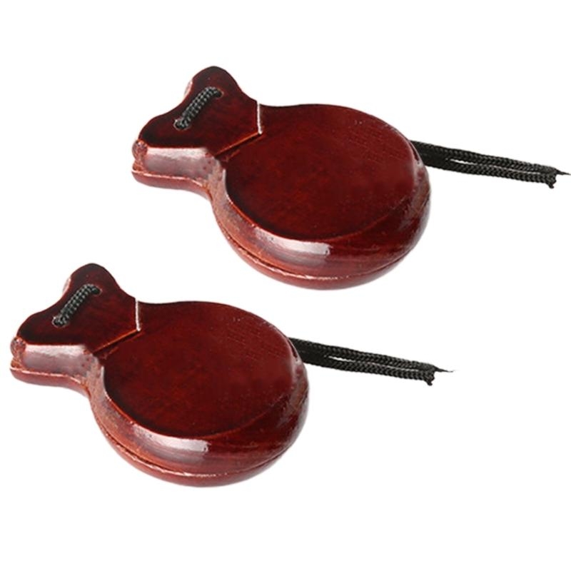 2Pcs Traditional Castanet Wood - огляд і ціна Musical Instrument Clapper