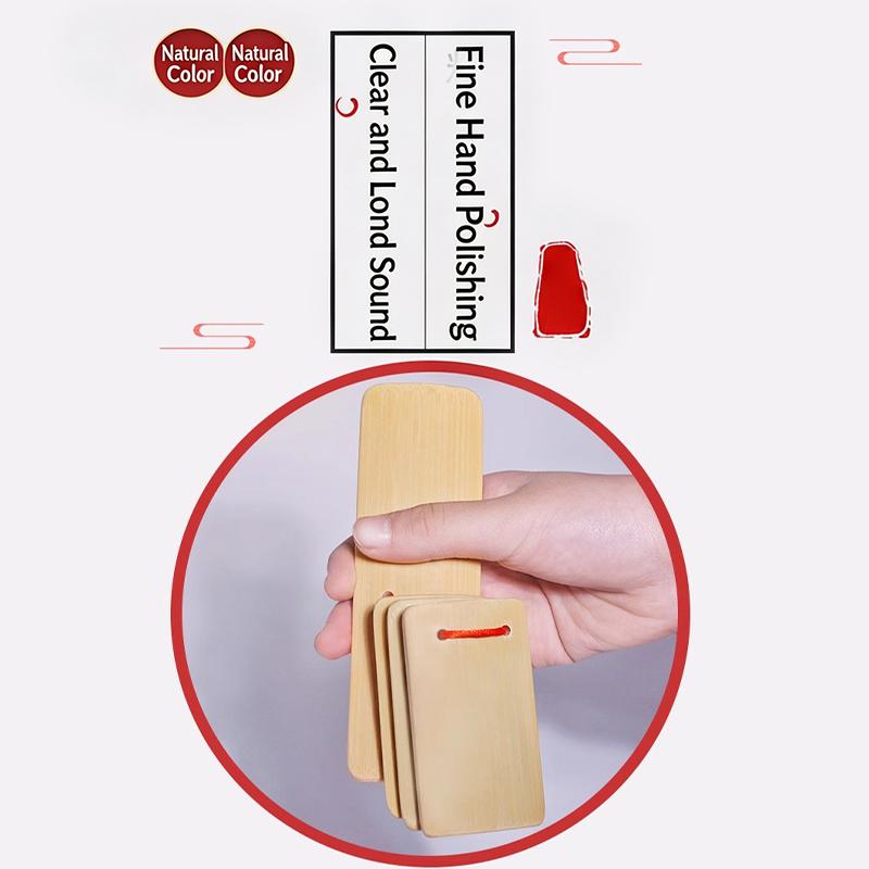 Children Small Bamboo Clapper  - огляд і ціна Musical Instrument Clapper