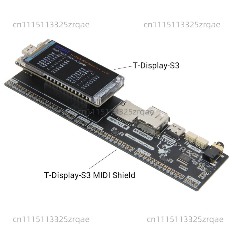 T-Display-S3 MIDI Shield Devel - огляд і ціна Musical Instrument Digital Interface