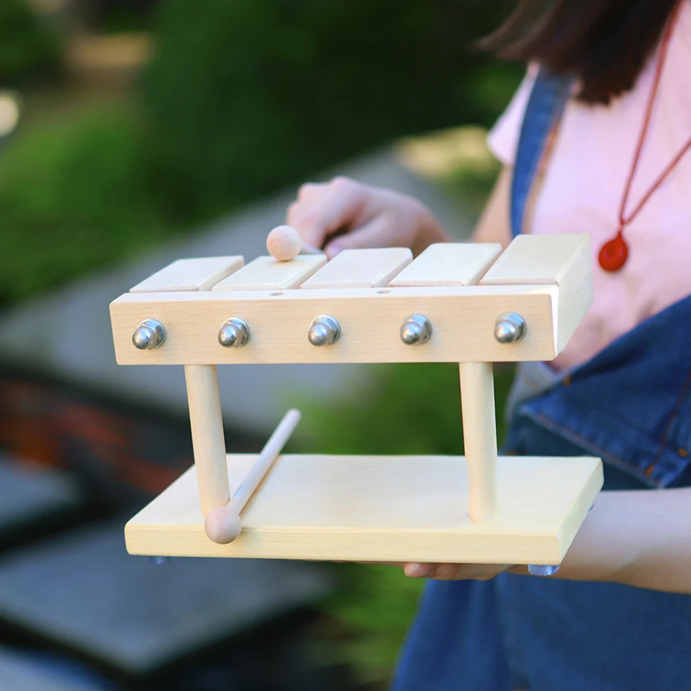 5 Tone Xylophone Orff Musical  - огляд і ціна Musical Instrument Clapper