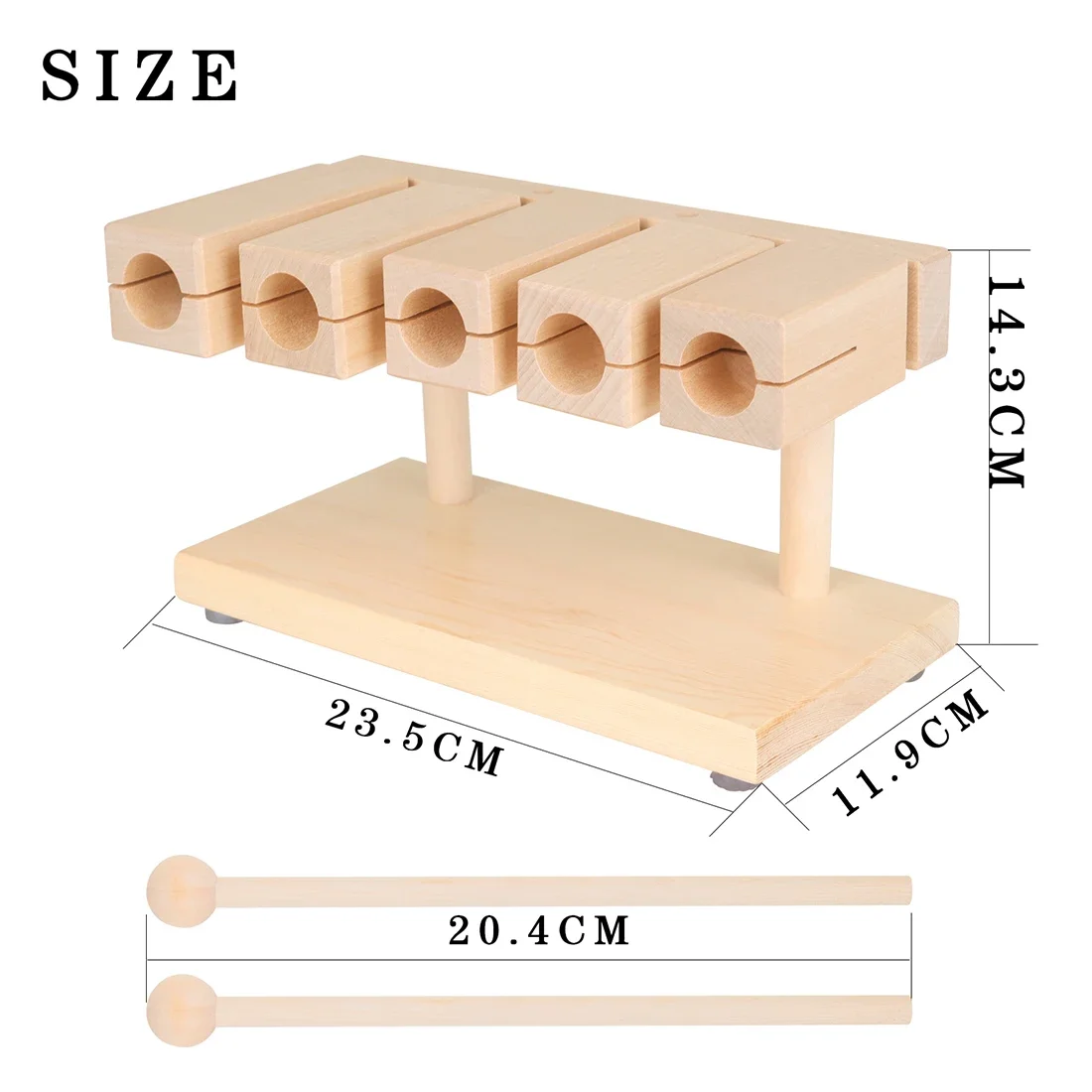 IRIN Orff Clappers Wooden Fish - огляд і ціна Musical Instrument Clapper