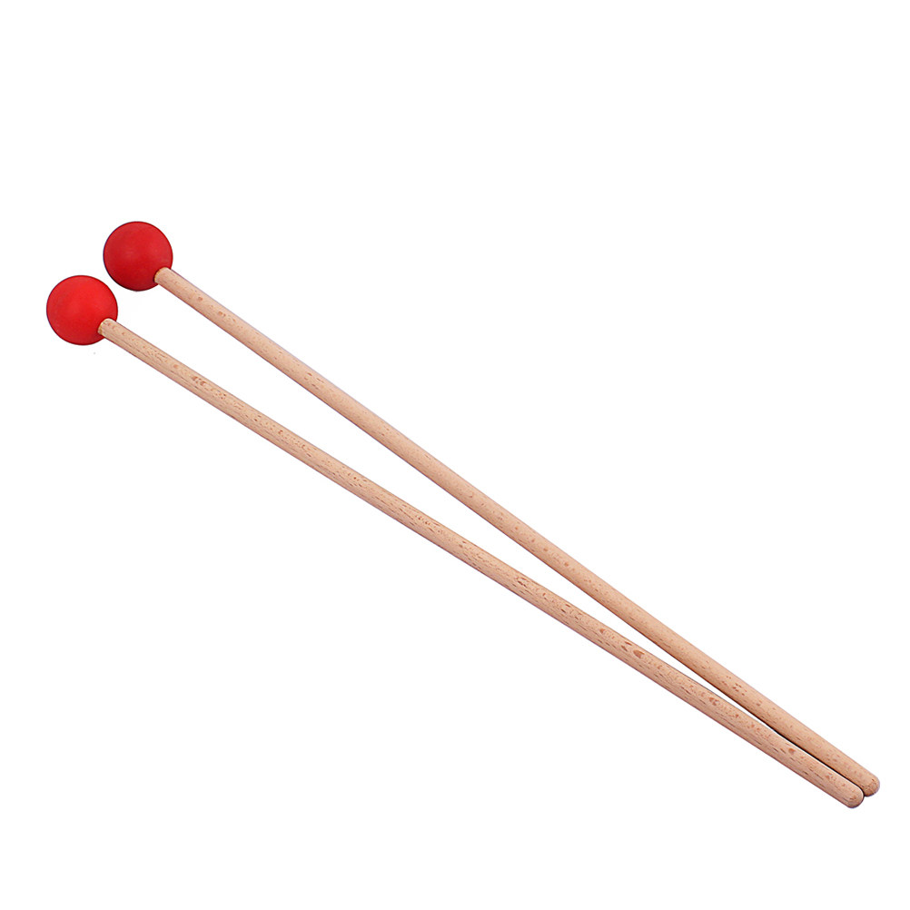 1Pair Large Drum Mallets Wood  - огляд і ціна Musical Instrument Qin