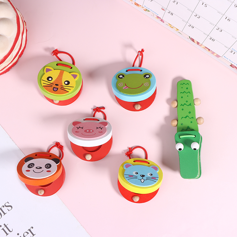 1Pc new Kids Cartoon Wooden Cr - огляд і ціна Musical Instrument Clapper