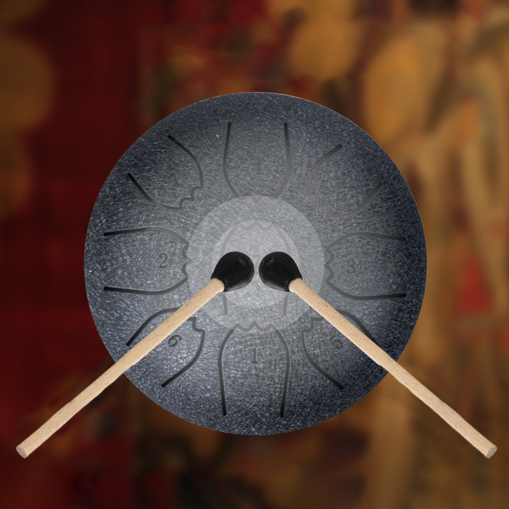 Rain Drum 4 Inch 9 Notes Water - огляд і ціна Tongue Drum Steel