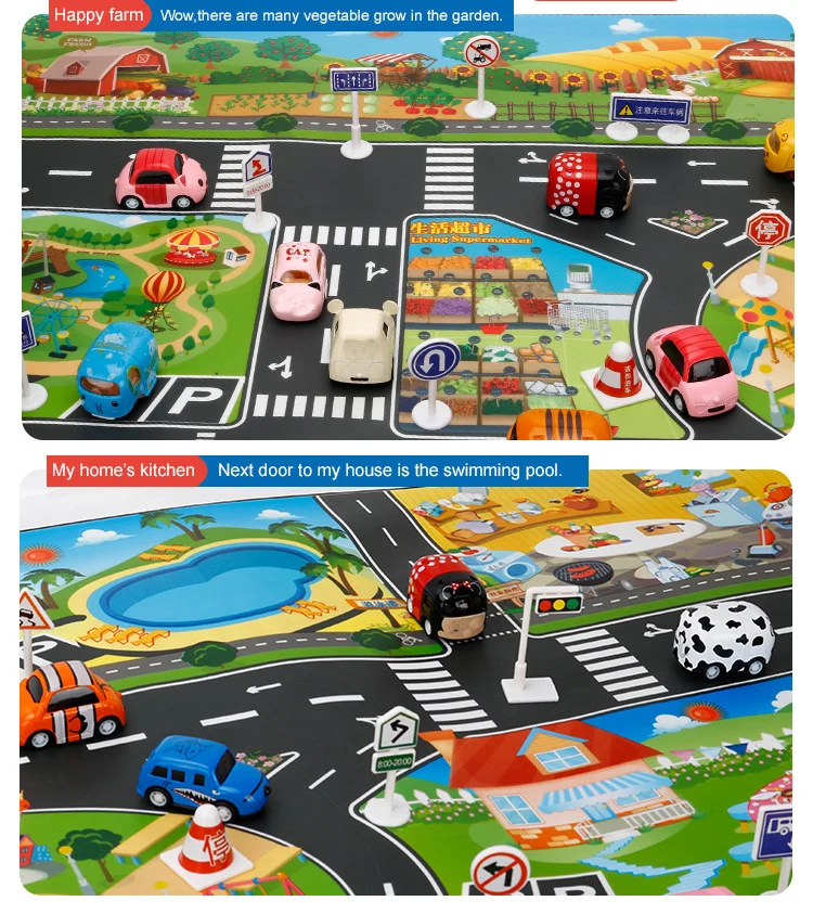 Baby Play Mat City Traffic Car - огляд і ціна Musical Instrument Park