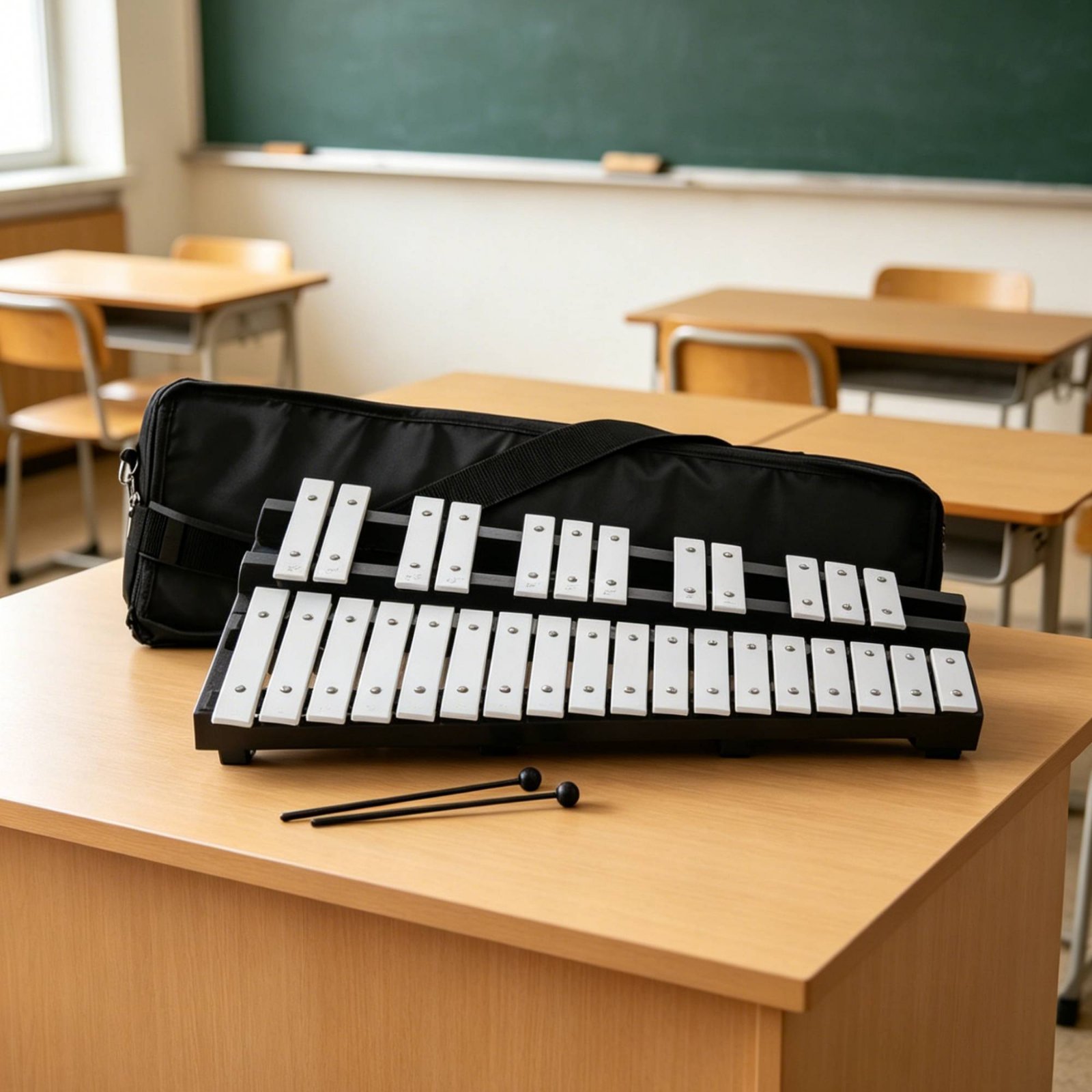 Aluminum Bar Xylophone with Ca - огляд і ціна Musical Instrument Park