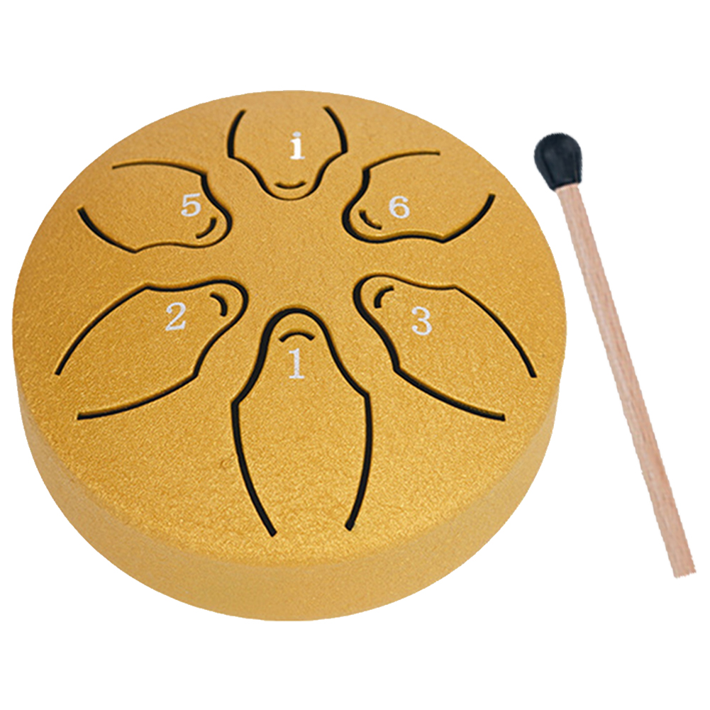 3 Inches 6 Notes Rain Drum for - огляд і ціна Tongue Drum Steel
