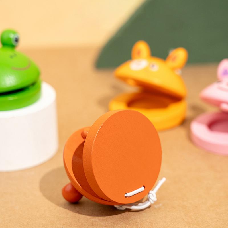Kids Cartoon Wooden Castanets  - огляд і ціна Musical Instrument Clapper